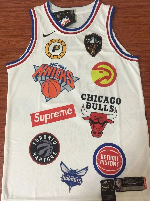 94 SUPREME X NIKE Jersey NBA Jersey IN WHITE Jersey Player