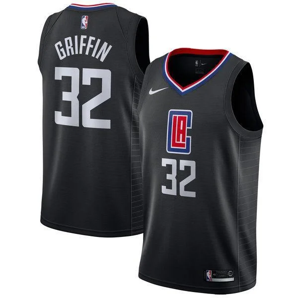 Men 32 Blake Griffin Jersey Black LA Clippers Swingman Fanatics