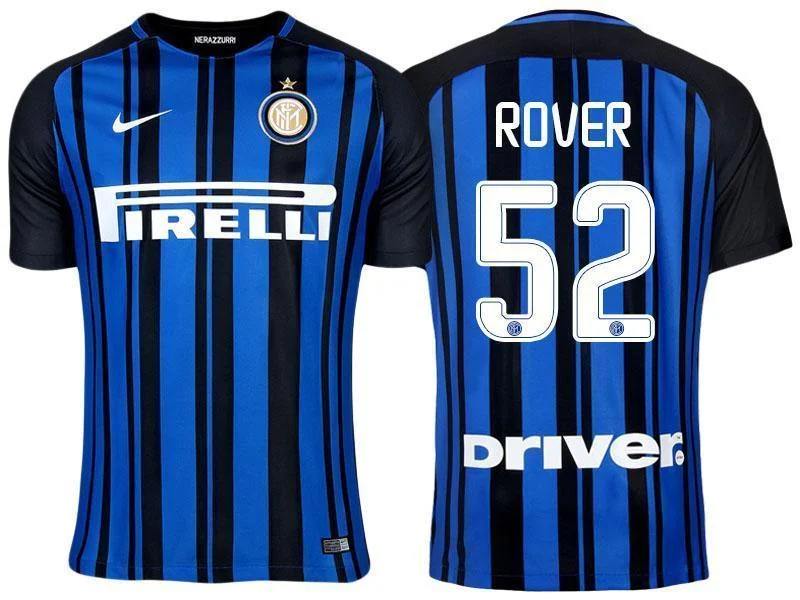 Men 52 Matto Rover Jersey Home Soccer Inter Milan FC Jersey 2018 Serie A