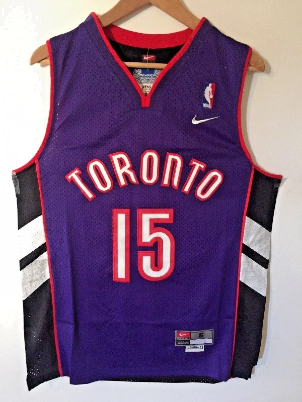 Men 15 Vince Carter Jersey Purple Toronto Raptors Swingman Jersey Throwback