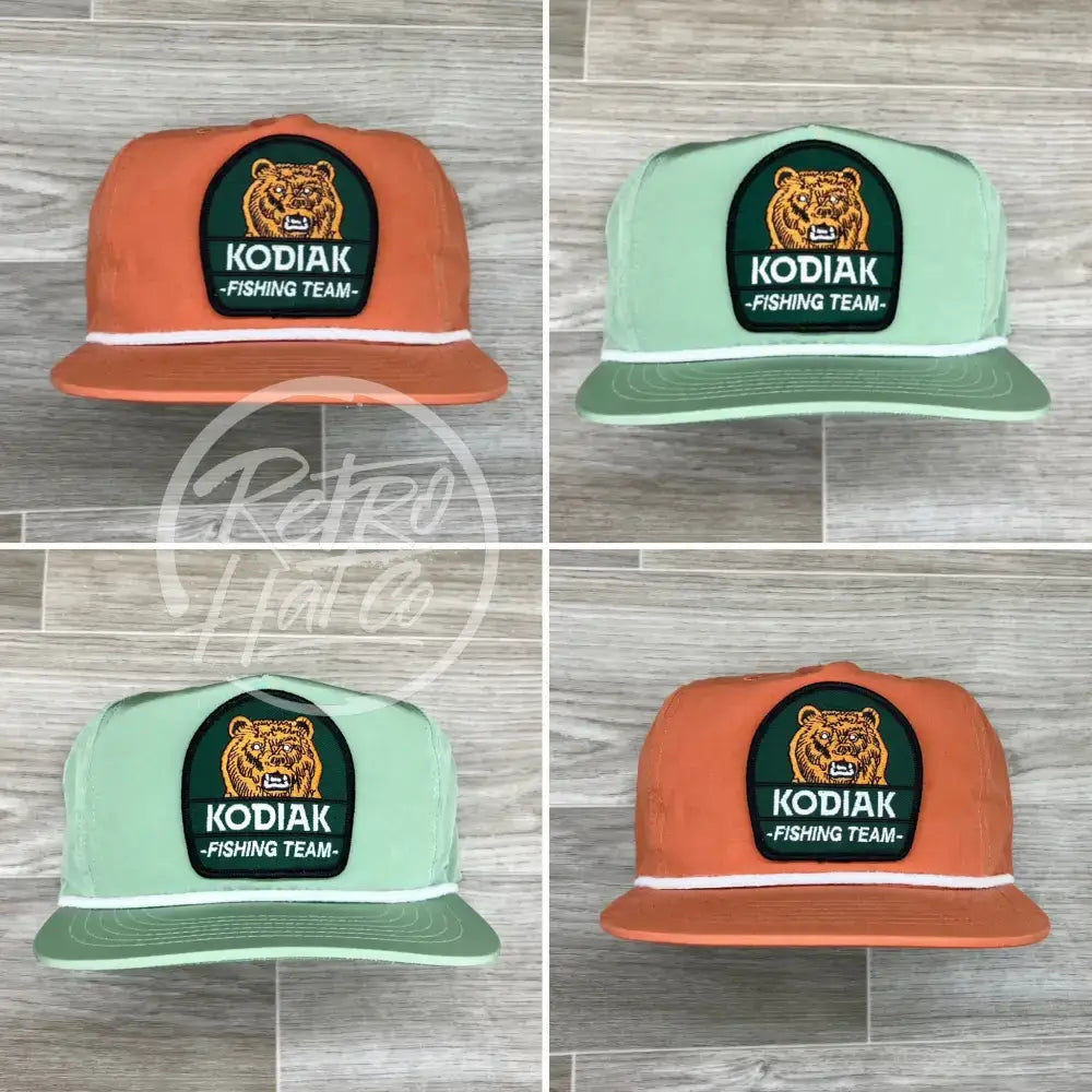 Kodiak Fishing on Retro Poly Rope Hat