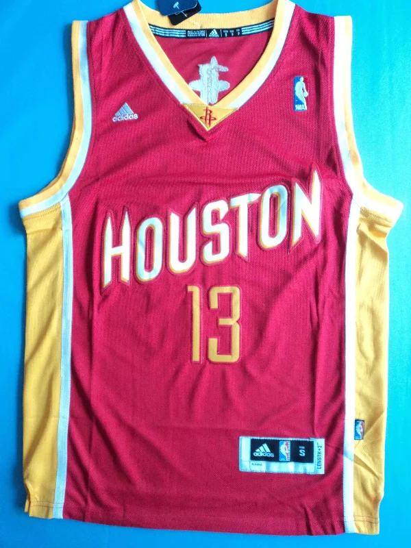 Men 13 James Harden Swingman Jersey Red Yellow Houston Rockets Fanatics