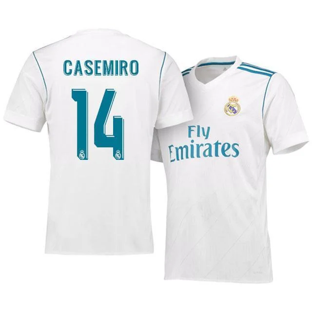 Men 14 Casemiro Jersey Soccer Real Madrid Jersey 2018 LaLiga