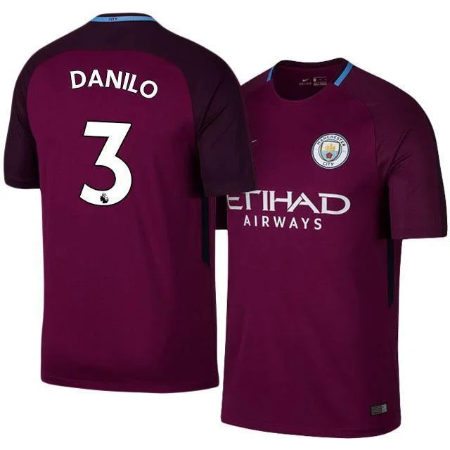 Men 3 Danilo Luiz da silva Jersey Away Soccer Manchester City Jersey Premier League