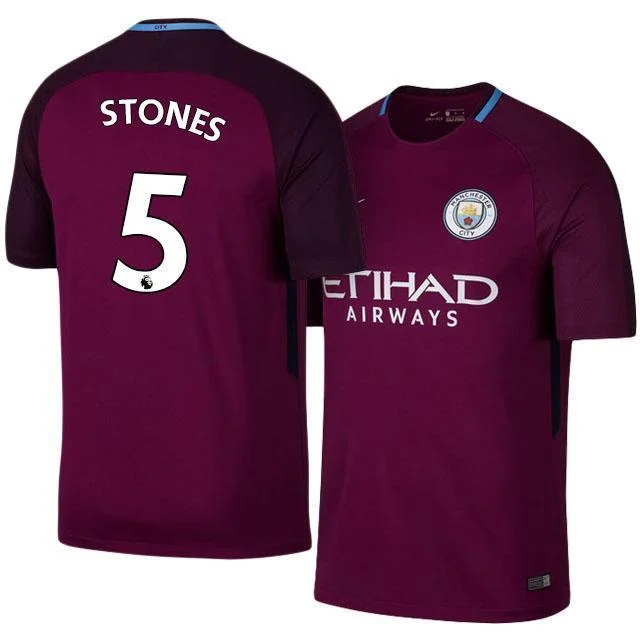 Men 5 John Stones Jersey Away Soccer Manchester City Jersey Premier League