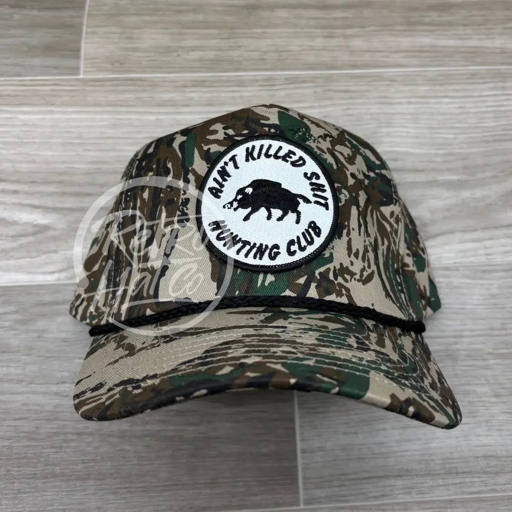 Ain’t Killed Sh!t on RealTree Retro Hat w/Black Rope