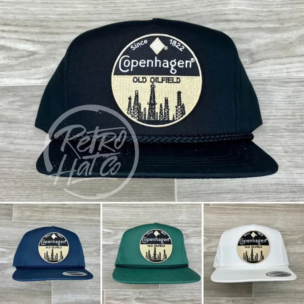 Copenhagen Oilfield Patch on Classic Rope Hat